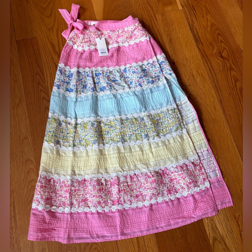 **SOLD ** NWT Love Shack Fancy wrap skirt